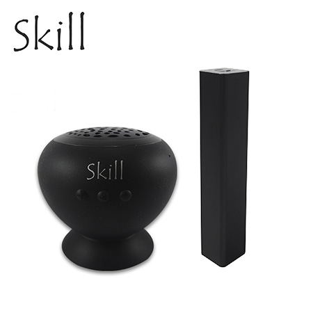 KIT PARLANTE BLUETOOTH + BATERIA SKILL PORTATIL BLACK USB/ MICRO USB (PN MPS-15/BT-213)